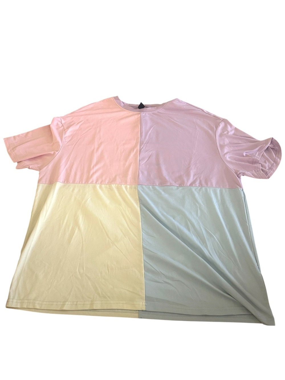 Shein Pastel Colorblock T-Shirt (L)